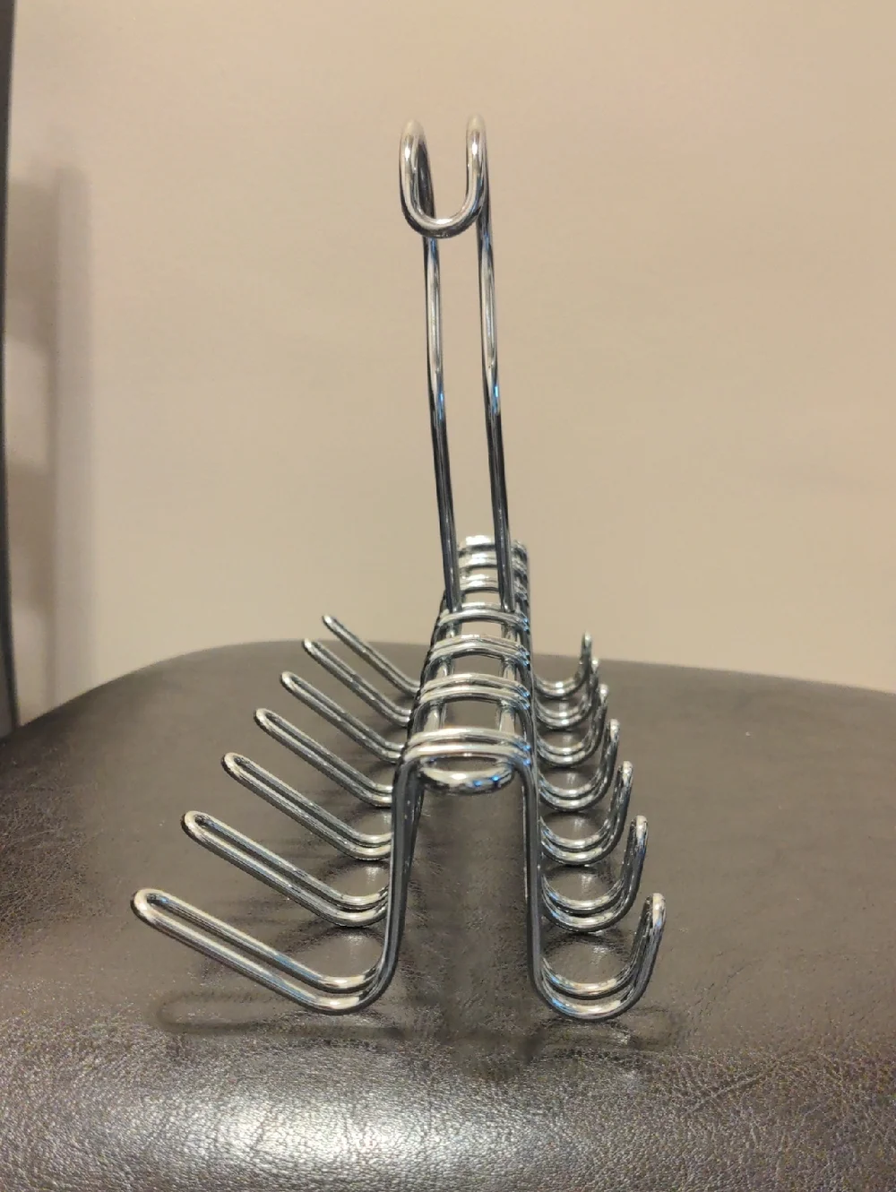 14-hook silver over-the-door tie & belt rack Scarf Accessories Hanger Pants